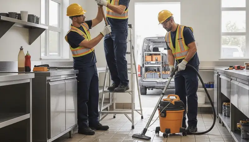 Emergency plumber servicing Allen, TX home for burst pipe repair and fast leak response