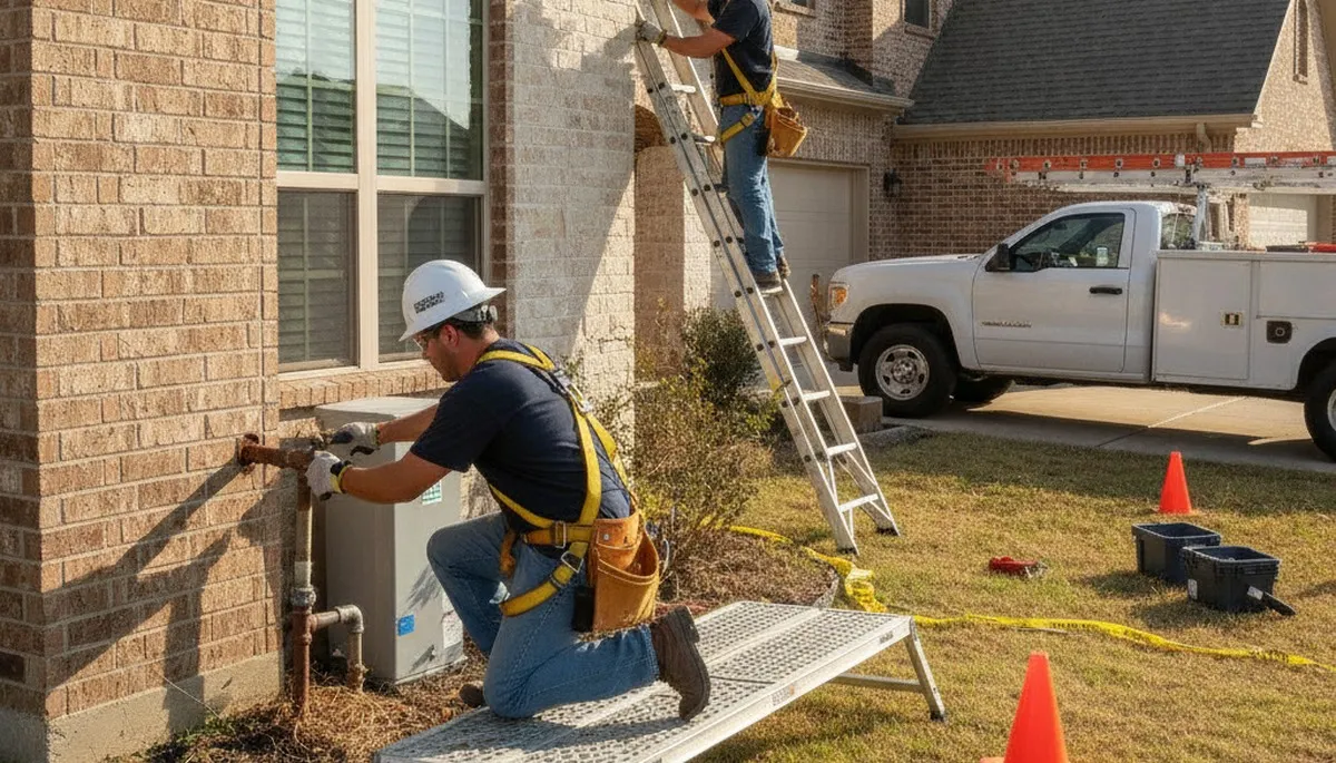Plumbing repair service in Allen, TX for residential leak and pipe fixes