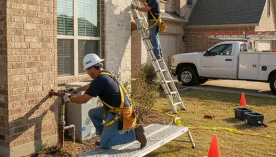 Plumbing repair service in Allen, TX for residential leak and pipe fixes