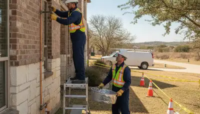Plumber service van for plumbing repairs in Allen, TX for local home and business plumbing needs