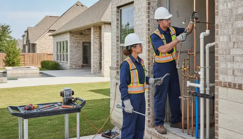 Plumber service in Allen, TX for plumbing repairs and emergency leak fixes
