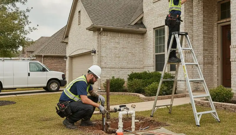 Allen, TX plumbing repair service for residential leak repair and drain fixing