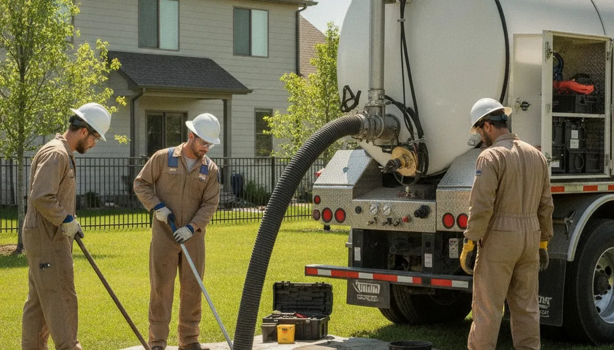 Septic pumping service for Allen, TX homes by On Call Plumbers