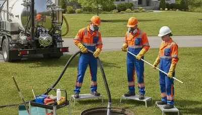 Septic tank cleaning service for Allen, TX homes by On Call Plumbers