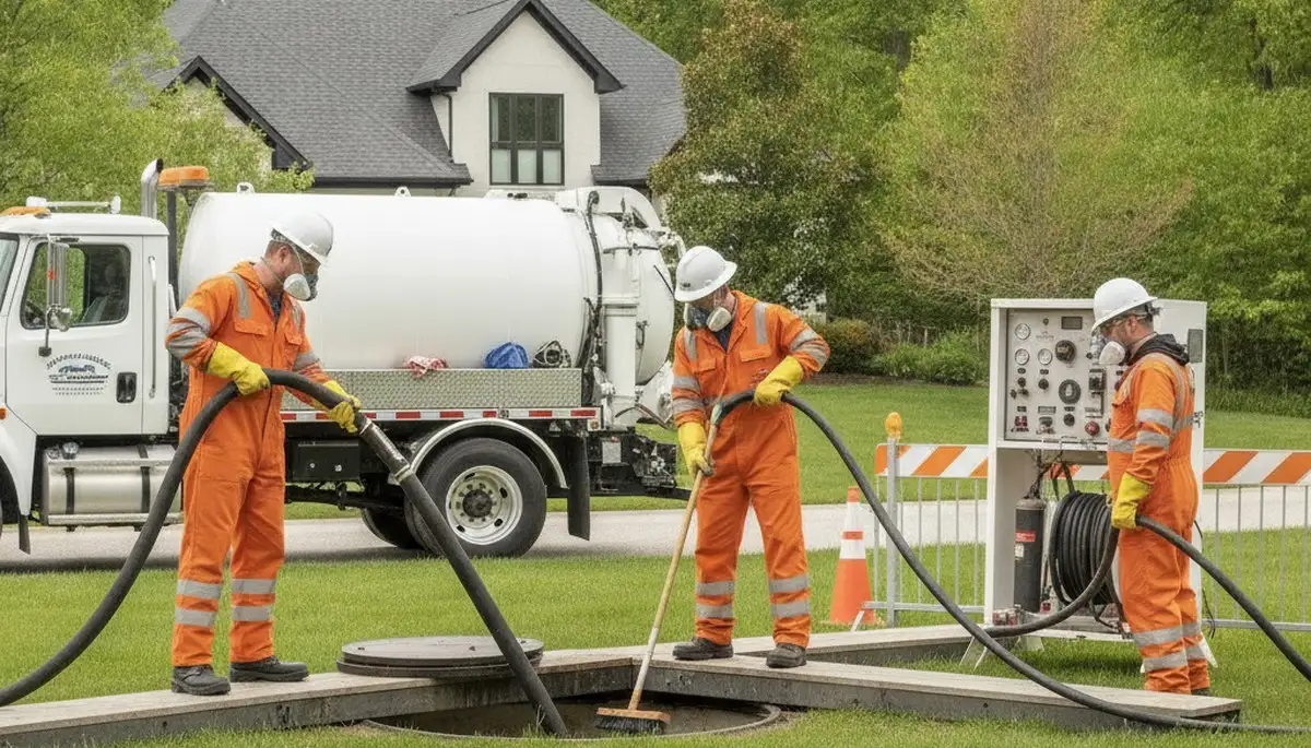 Septic tank cleaning service for Allen, TX homes by On Call Plumbers