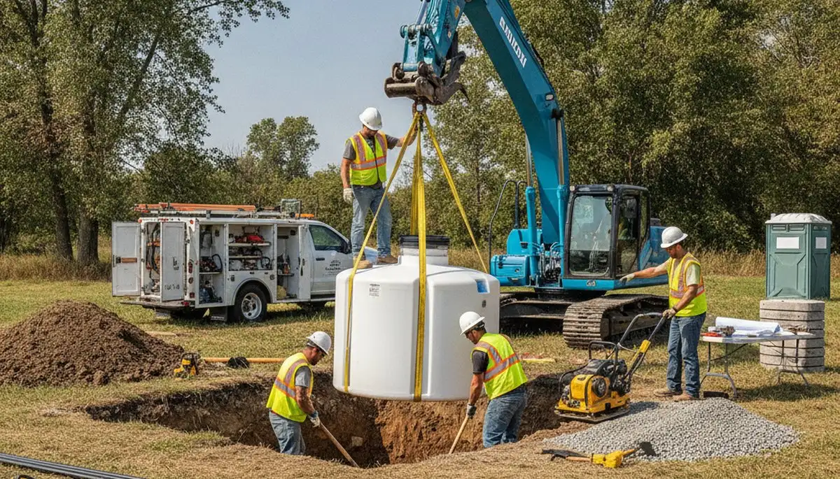 Septic tank installation in Allen, TX for homes by On Call Plumbers