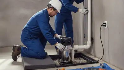Sump pump installation for Allen, TX home by local plumbing repair professionals