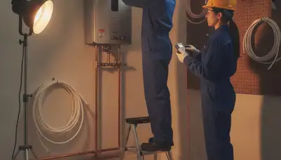 Tankless water heater installation for Allen, TX plumbing repair service